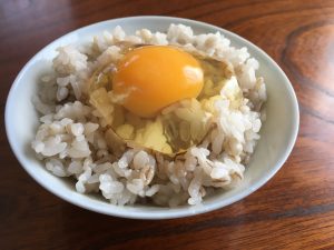 秋川牧園の卵を使った卵かけご飯